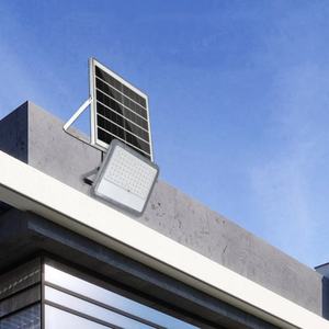 Hishine Güneş Enerjili Projektör 5000 Lümen Sağlam Performans IP65 Hava Koşullarına Dayanıklı Geniş Alan Gece Çevre Güvenlik Aydınlatması - Product Image 2