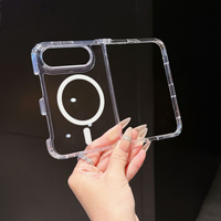 Nouvelle coque de téléphone pliable transparente en TPU avec chargement magnétique pour iPhone 18 Duo Fold, coque de protection transparente
