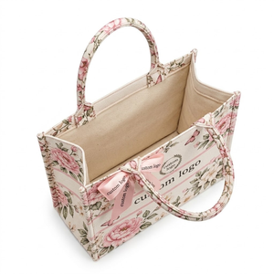 Wholesale Printed Logo Women <b>Book</b> Recycled Solid Cotton Bag Large Capacity Canvas Tote Bags With Full Printing - Product Image 4