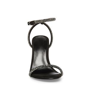 Сандалии женские на высоком каблуке, роскошные босоножки со стразами, открытый круглый носок, элегантная вечерняя Обувь для свиданий - Product Image 3