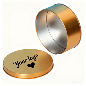 Yüksek kalite gıda sınıfı kalay konteyner altın geri dönüşümlü malzemeler parlak yüzey ofset baskılı pişirme şeker şeker için ambalaj kutusu - Product Image 1