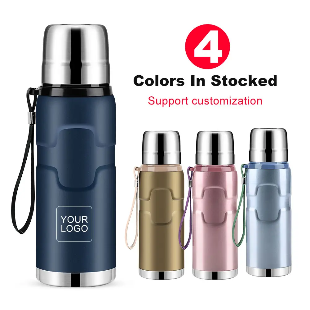 Custom logo double wall stainless steel insulated sports water bottles online