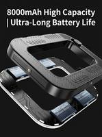 Lampe annulaire LED portable YM200 20W rechargeable en plastique, température de couleur réglable pour téléphone, selfie, diffusion en direct et photographie