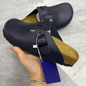 Mocasín de piel de oveja Birkenstocks Birken para zapatillas con suelas de corcho y <span class=keywords><strong>goma</strong></span>/<span class=keywords><strong>Eva</strong></span> Cierre superior de cuero de vaca - Product Image 1