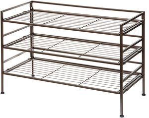 Wholesale <b>Large</b> Metal Shoe Rack with Storage Organizer Home Furniture for Hall & Mall Display Rack for Living Rooms Dining Areas - Product Image 1