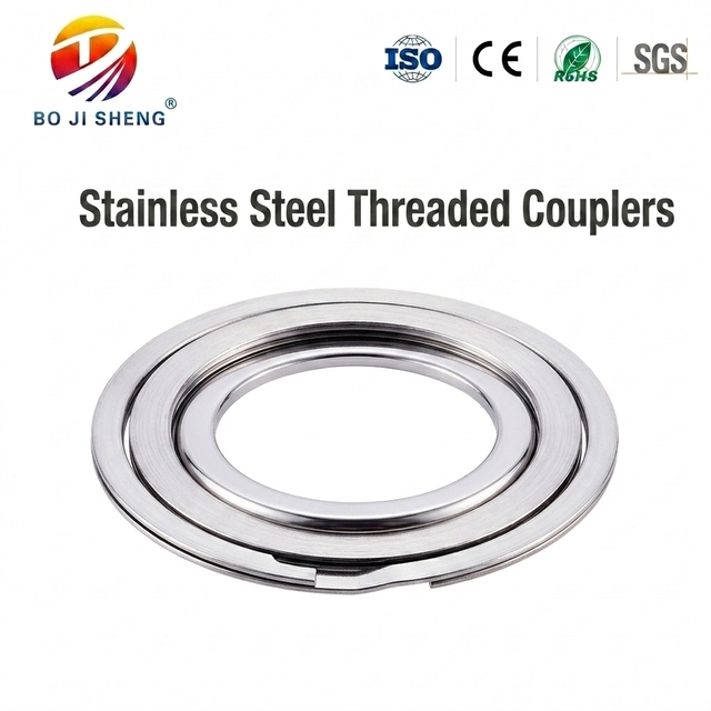 Medium Heavy Duty 2-Turn External Wire Spiral Retaining Rings Made of Carbon Steel and 302/316 Stainless Steel