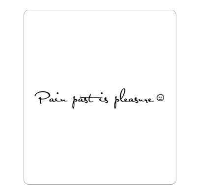 Обезболивающее милое удовольствие, тату-наклейка Ханна, трафарет, ручная Татуировка с цветком, черная водостойкая Виниловая наклейка для татуировок из ПВХ