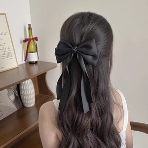 Jepit Rambut Pita Satin Elegan Buatan Tangan Baru, Jepit Rambut Besar untuk Anak Perempuan, Hadiah Musim Panas, Aksesoris Rambut Anak - Product Image 1