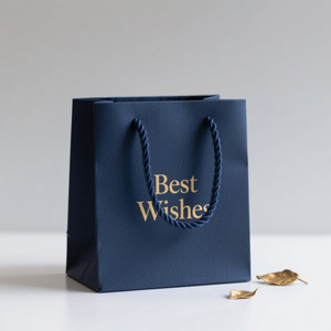 Sacs de shopping de luxe blancs recyclables pour boutique, emballage personnalisé avec logo imprimé, sac en papier personnalisé pour cosmétiques - Product Image 4