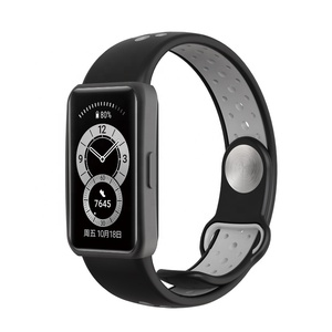 Correa de silicona deportiva de repuesto para reloj inteligente <span class=keywords><strong>Huawei</strong></span> <span class=keywords><strong>Honor</strong></span> <span class=keywords><strong>Band</strong></span> <span class=keywords><strong>6</strong></span> - Product Image 1