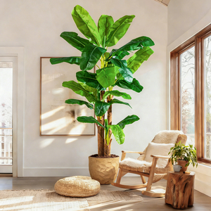 Bananier Artificiel Réaliste, Plantes Tropicales pour l'Extérieur/le <span class=keywords><strong>Jardin</strong></span>, Décoration Intérieure - Product Image 3