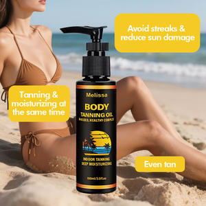 Private Label Vegan autoabbronzante olio abbronzatura per il corpo SPF <span class=keywords><strong>30</strong></span>% <span class=keywords><strong>idratante</strong></span> crema solare senza sole - Product Image 2