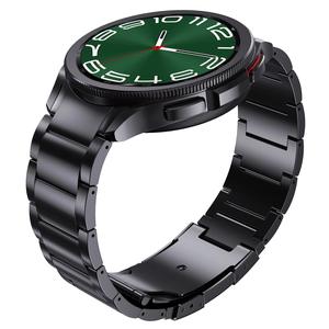 Bracelet en alliage de titane respirant de luxe pour <span class=keywords><strong>Samsung</strong></span> pour <span class=keywords><strong>Galaxy</strong></span> <span class=keywords><strong>Watch</strong></span> 6/7/<span class=keywords><strong>5</strong></span>/4 Taille 22 mm Bouton à dégagement rapide Bracelets de montre - Product Image 3