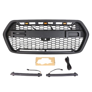 Ricambi Auto altri accessori esterni nero ABS plastica griglia anteriore per Auto con barra a LED adatta per furgone <span class=keywords><strong>Ford</strong></span> Transit di 2020 2025 - Product Image 1