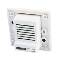 Interrupteur de contrôle du volume mural M-604Q Type 86 6W avec commande d'urgence, atténuateur audio à 6 niveaux pour système de diffusion PA