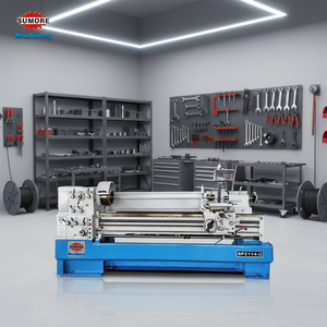 Sumore C6246 Horizontale Schwerlast-Drehmaschine mit 460mm Drehmoment über dem Bett, Hochpräzisions-Metalldrehmaschine SP2114 - Product Image 1