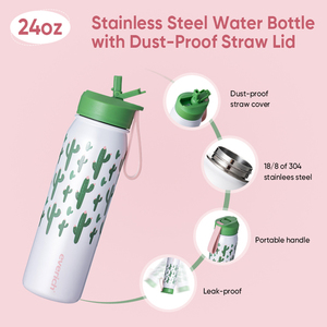 Botella de Agua Deportiva de Acero Inoxidable Aislada de 32 oz, Libre de BPA, con Tapa Antiderrames - Perfecta para Deportes y Actividades al Aire Libre - Product Image 2