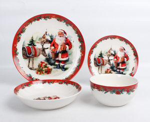 Set di stoviglie di <span class=keywords><strong>natale</strong></span> set di piatti in porcellana set di piatti in ceramica <span class=keywords><strong>buon</strong></span> <span class=keywords><strong>natale</strong></span> - Product Image 1