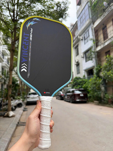 ไม้พายพิคเคิลบอลแบบขึ้นรูปด้วยความร้อน Custom EAVX Gen 4 หน้าคาร์บอน T700 แกนรังผึ้ง ขอบไฟเบอร์กลาสไร้ขอบ หนา 16 มม. เป็นมิตรกับสิ่งแวดล้อม - Product Image 5