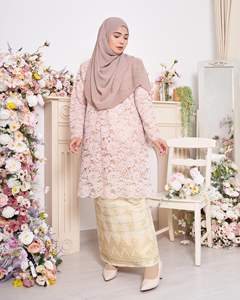 SIPO Eid Fashion Customizable Abaya Baju Kurung Elegant Lace Design Women's <b>Islamic</b> <b>Clothing</b> High Level Traditional Muslim - Product Image 5