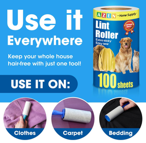 Rodillo Quitapelusas Extra Adhesivo para Amantes de Mascotas, <span class=keywords><strong>Mega</strong></span> Valor, Paquete de 100 Hojas, para Eliminar el Pelo de Perros y Gatos - Product Image 3