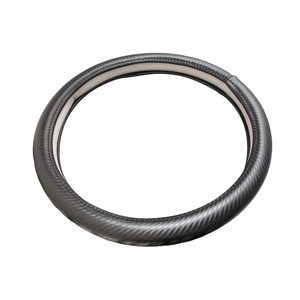 พวงมาลัยรถยนต์หนังพีวีซีอเนกประสงค์, อุปกรณ์เสริมรถยนต์พวงมาลัยรถยนต์ยืดหยุ่นกันลื่นสำหรับรถออดี้ A5และ A6ทุกฤดูกาล - Product Image 1