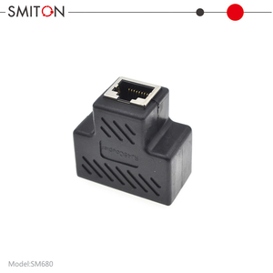 Lá chắn RJ45 8P8C cắm để Dual RJ45 <span class=keywords><strong>Splitter</strong></span> Bộ chuyển đổi mạng - Product Image 5