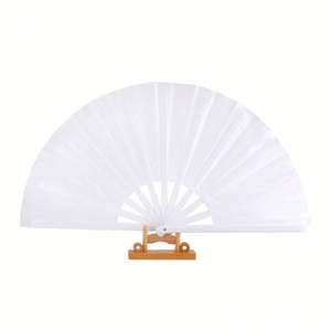 Abanico Plegable Grande de 16 Pulgadas Personalizado Guan Sen para Festivales con Logotipo - Product Image 3