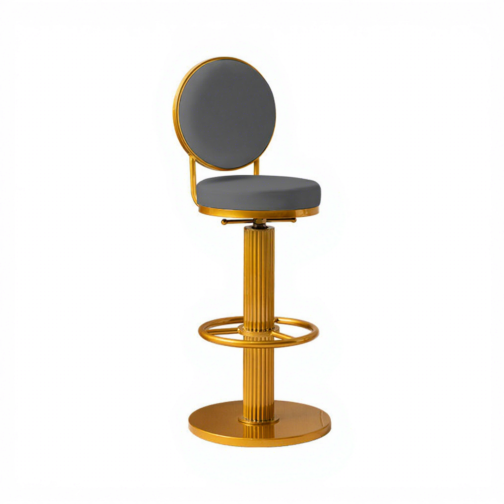Peau grise aux pieds dorés-hauteur 65-80 cm