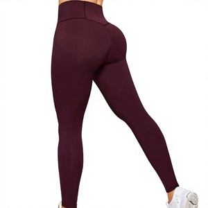 Leggings Deportivos Modernos para Mujer, Casuales, Sólidos, a la Moda, Sin Costuras, de Cintura Alta, Elásticos, Antibacterianos, para Yoga, Gimnasio, Correr - Product Image 3