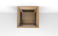 Sauna infrarouge traditionnel individuel en bois massif pour intérieur, modèle 2026, très demandé – Cabine de sauna sec