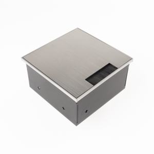 Boîte de sol électrique à montage encastré Prise de sol Chape avec couvercles rincés pour applications en béton - Product Image 1