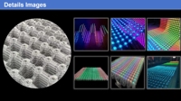 Écran LED en maille transparente, léger, flexible, étanche IP67, angle de vision à 360°, affichage vidéo extérieur pour rideau en verre