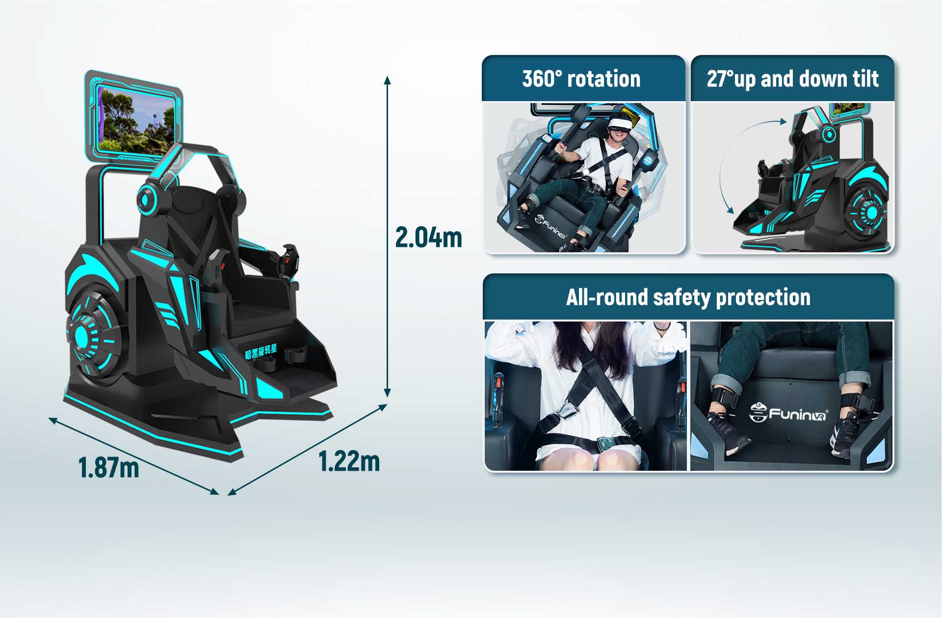 360° 9D Vr Cinema 5D Roller Coaster Birdly Vr Flight Simulator