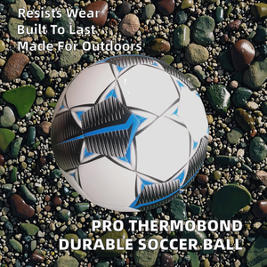 Ballon <span class=keywords><strong>de</strong></span> football MS Pro Thermobond en cuir PU haute résistance, résistant à l'usure, 0,4-0,45 kg, pour entraînement et matchs en extérieur - Product Image 2