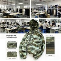 Veste coupe-vent épaisse à épaules tombantes pour homme, style vintage délavé, avec logo brodé personnalisé sur la poitrine, réactive à l'eau, pour l'extérieur et le quotidien