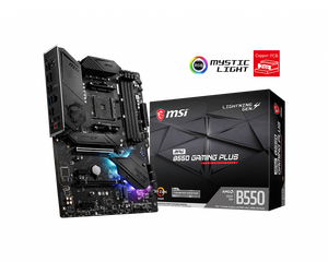 เมนบอร์ดสำหรับเล่นเกม B550 GAMING PLUS Ddr4 Atx รองรับซีพียู R5 5600X และ R7 5800X มีสินค้าในสต็อก - Product Image 1