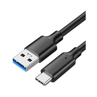 Cable de Datos USB 3.2 a Tipo-C, Transferencia de 10 Gbps para Discos Duros Externos y Computadoras, Carga Rápida de 60W, Material de PVC de Alta Velocidad
