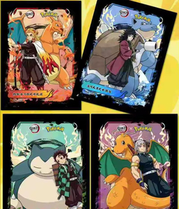 Tarjetas Coleccionables de Pokémon y Demon Slayer, Set de Polaroids, Tarjetas Raras de Anime Japonés, Pikachu, Gengar, Tarjetas Desprendibles con Fotos, Juguete para Niños - Product Image 6