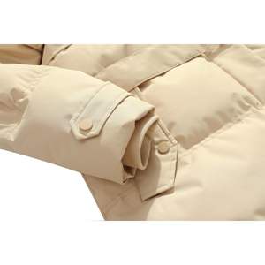 Parka d'hiver longue imperméable matelassée pour femme Moerdeng, manteau épais et chaud, veste longue à manches longues en tissu tissé - Product Image 2