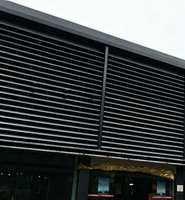 Lames en aluminium de type Z pour revêtement mural extérieur, design moderne, écologique, pour toiture verticale, maison et bureau