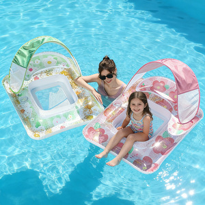 Lit flottant gonflable pour piscine, chaise longue aquatique pour hommes et femmes, en PVC épaissi, modèle LOL-1-YL-CF, Chine - Product Image 4
