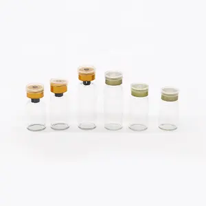 10ml to 30ml Screen Printing Liquid Medicine Glass Vial Tubular Design for Pharmaceutical Use