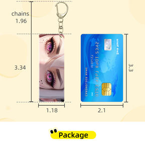 Llavero de Ojo de Demonio de Estilo Popular y Personalizado de Anime, Impreso con UV, Alta Calidad, Perfecto para Regalos y Sorpresas. - Product Image 4