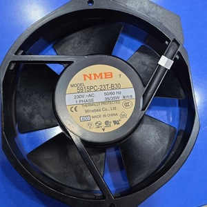 Ventilateur axial NMB-MAT 5915PC-23T-B30 230V 50/60Hz 35/35W, cadre en aluminium, montage mural, fabrication japonaise - Product Image 4