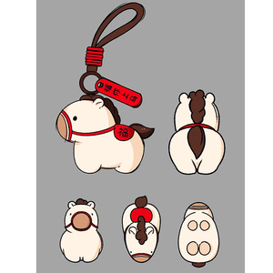 Bán buôn tùy chỉnh Kawaii động vật Chiết Giang Móc chì<span class=keywords><strong>a</strong></span> khó<span class=keywords><strong>a</strong></span> đồ chơi sang trọng PP bông siêu mềm sang trọng cho trẻ em Unisex sinh nhật lễ kỷ niệm - Product Image 2