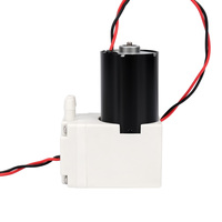 Pompe à air micro-diaphragme silencieuse DC HCKG 11L/min de haute qualité, générateur d'oxygène, pompe à gaz avec moteur sans balais et support fixe