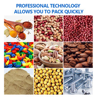 2g-20g Semi Automatic Sugar Table Salt Seeds Fish Feed Pellet Granule Bottle Pouch Weighing Filling Machine
