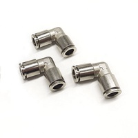 Raccord pneumatique rapide à enfoncer, filetage mâle et femelle de 8 mm, connecteur droit, tuyau d'air PUL/PV