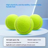 Lot de 10 balles de tennis d'entraînement haute élasticité durables pour la pratique sportive – Vente directe et production